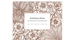 Desktop Screenshot of kallemeynpress.com